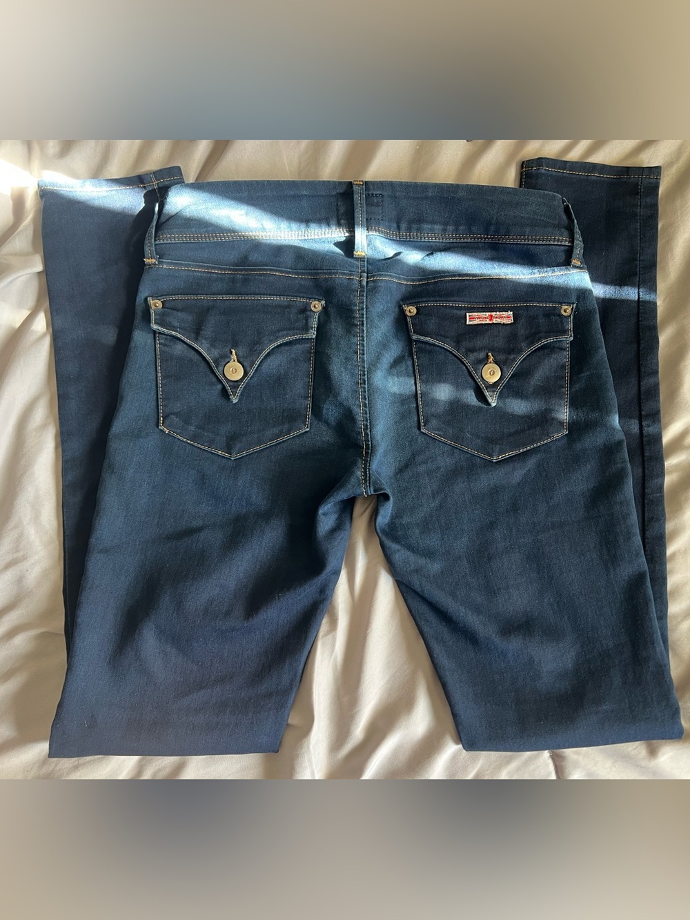 Hudson Jeans Slim Straight Dark Blue Denim